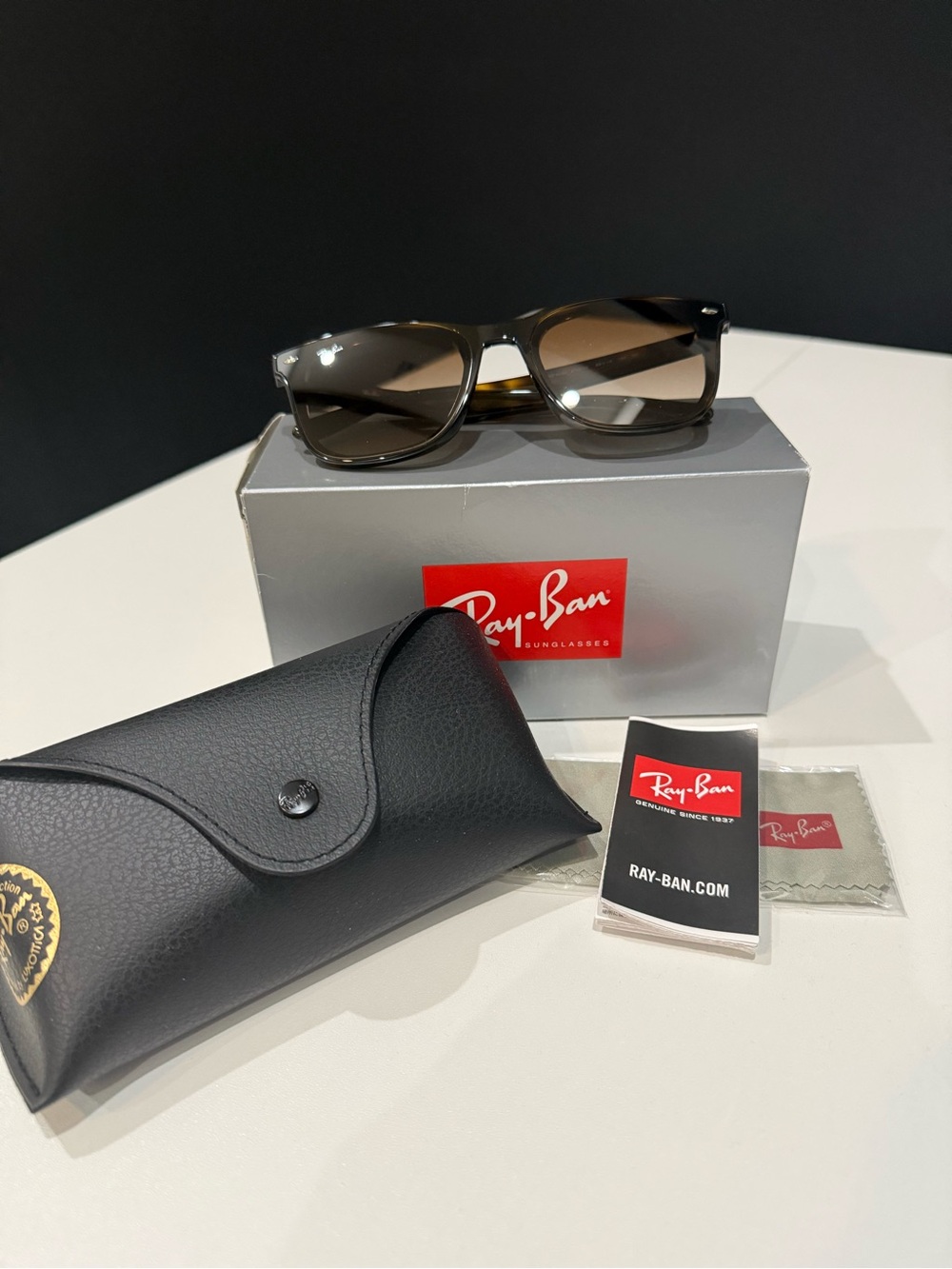Ray-Ban Brown Gradient Sunglasses